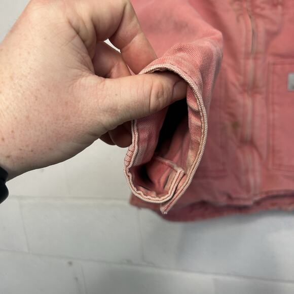 Vintage Carhartt Sherpa-Lined Ridge Jacket “Sherbet Pink” - Picture 9 of 15